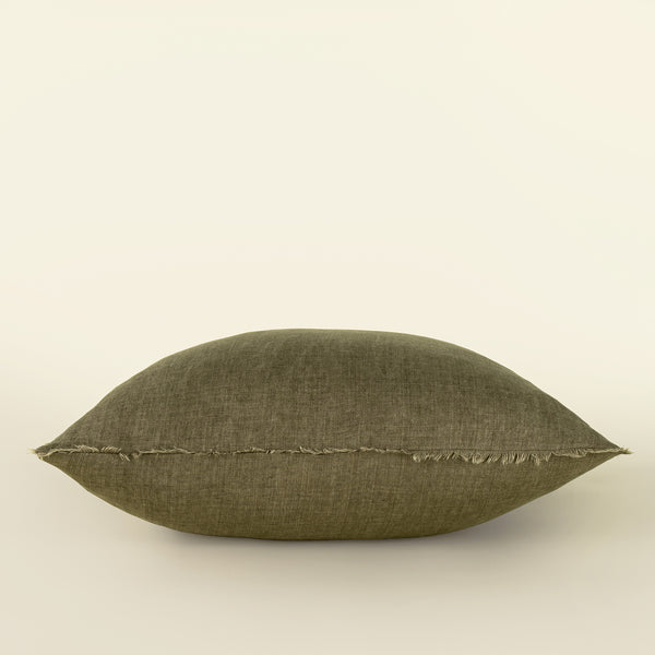 24x24 Lina Linen Pillow Mink