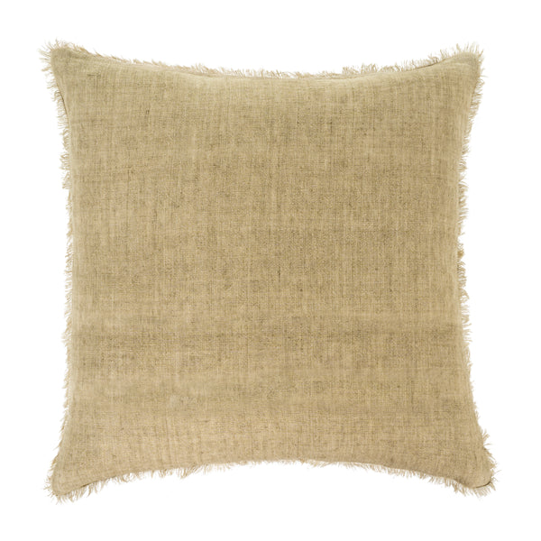 24x24 Lina Linen Pillow Celery Root