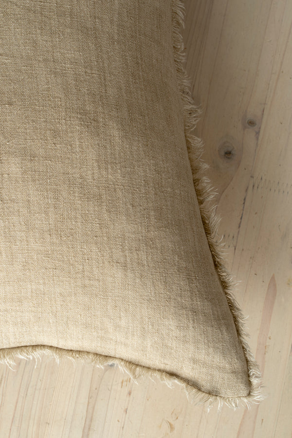 24x24 Lina Linen Pillow Dune