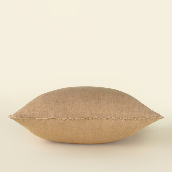 24x24 Lina Linen Pillow Terracotta