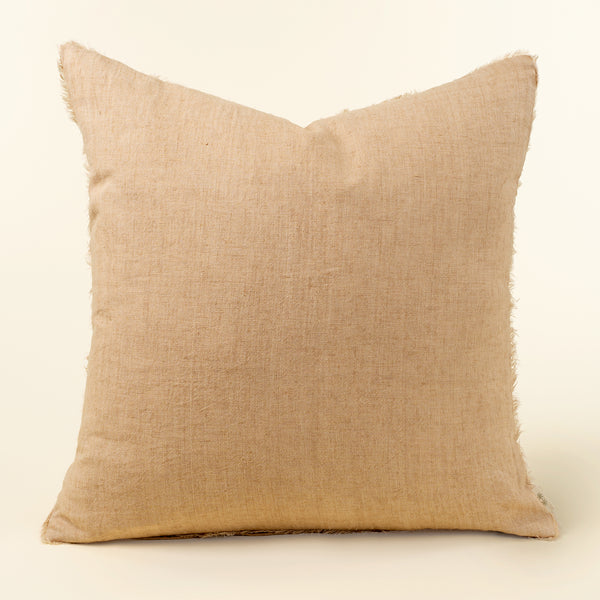 24x24 Lina Linen Pillow Terracotta