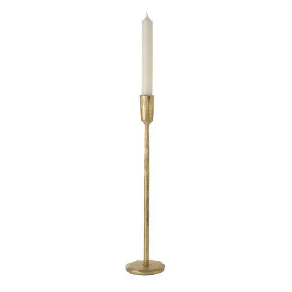 Luna Forged Candlestick L, Gold