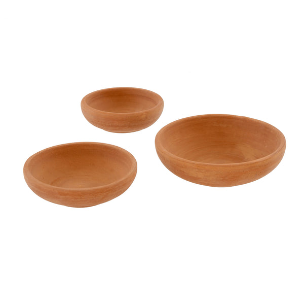 Terracotta Bowls S/3