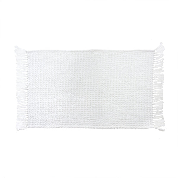 Waffle Hand Towel, White