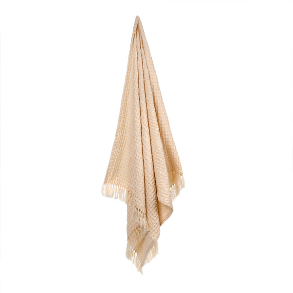 Waffle Bath Towel, Natural