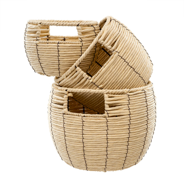 Maeve Baskets S/3, Natural