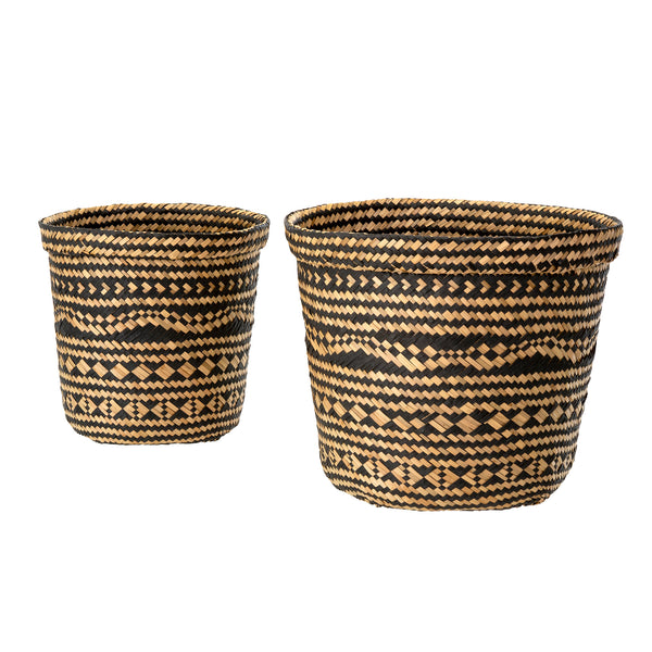 Cleo Baskets S/2, Black