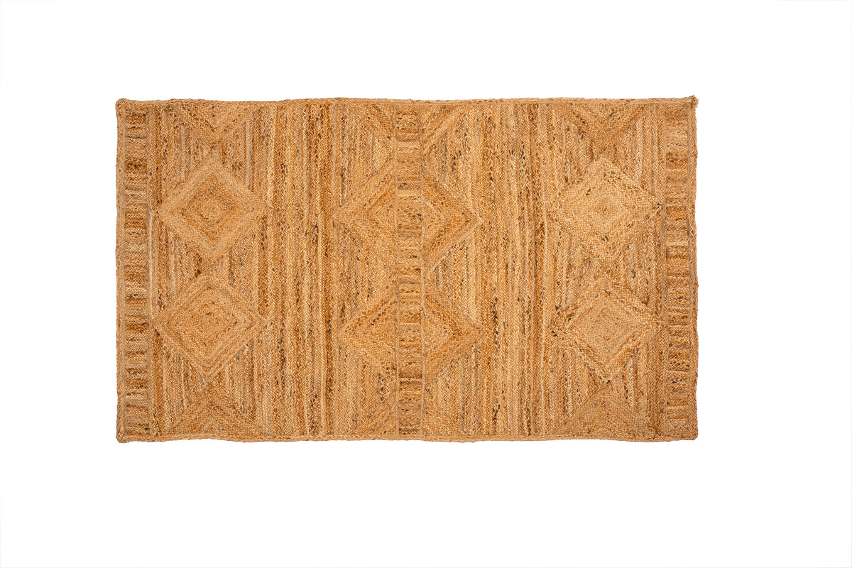Jute Diamond Rug - 5x7 – Indaba Home