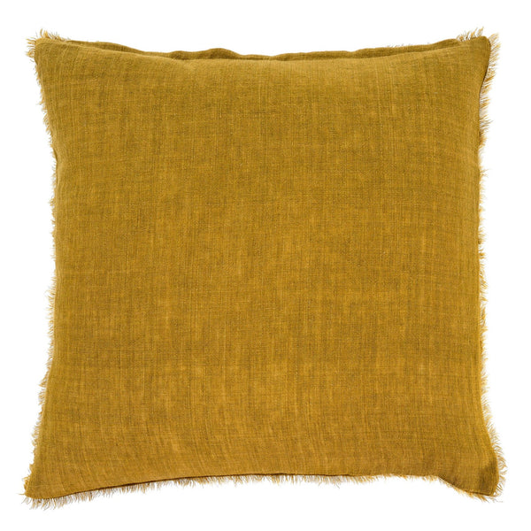 24x24 Lina Linen Pillow Cumin