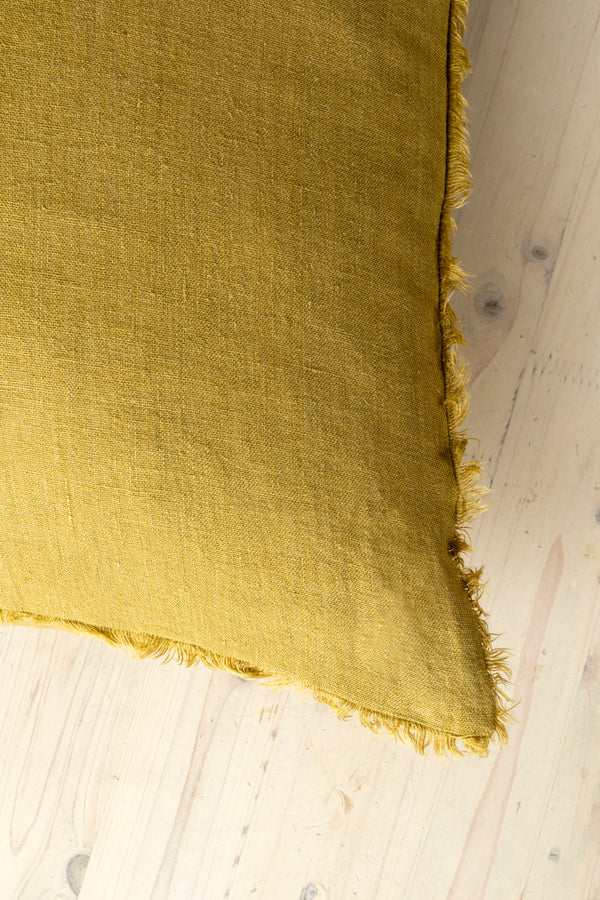 24x24 Lina Linen Pillow Cumin