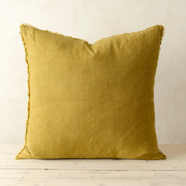 24x24 Lina Linen Pillow Cumin