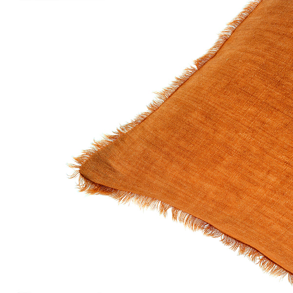 24x24 Lina Linen Pillow Melon