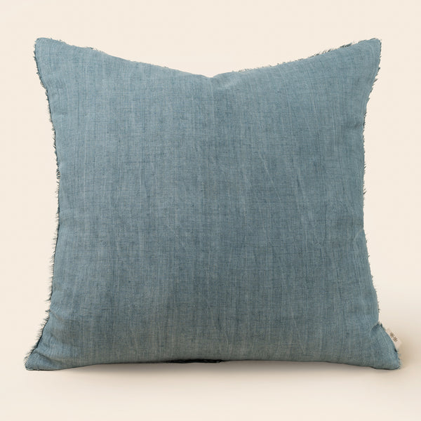 20x20 Lina Linen Pillow Arctic Blue
