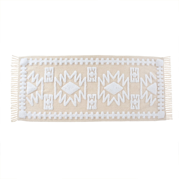 Kilim Bath Mat, Diamonds