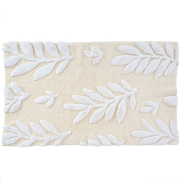 Fern Fronds Double Wide Bath Mat