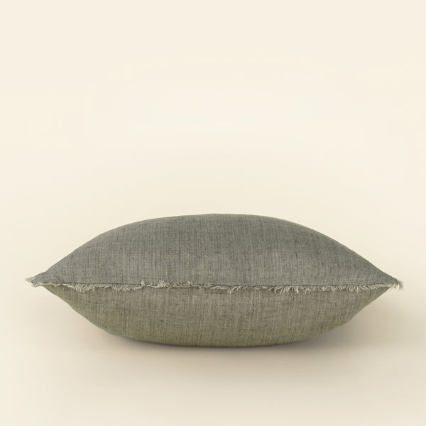 24x24 Lina Linen Pillow Warm Grey