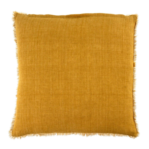 24x24 Lina Linen Pillow Honey