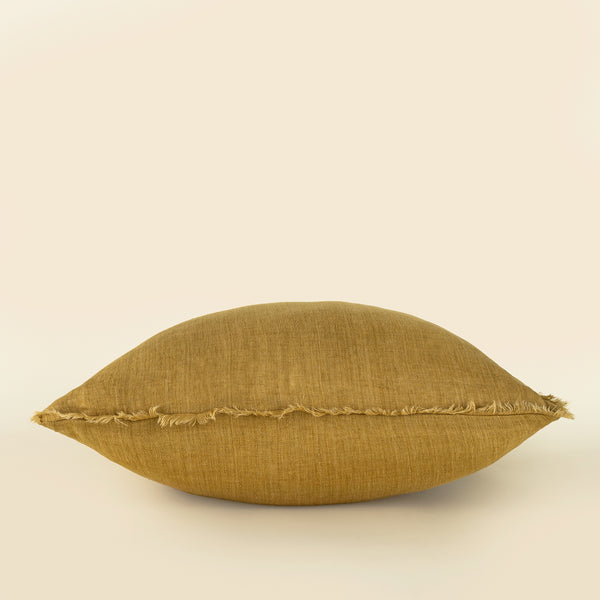 24x24 Lina Linen Pillow Honey