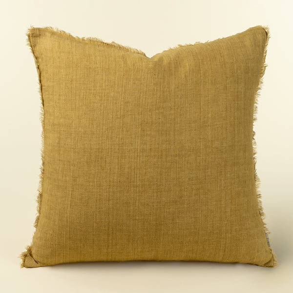 24x24 Lina Linen Pillow Honey