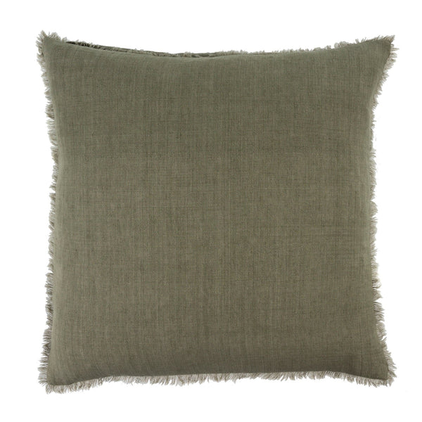 24x24 Lina Linen Pillow Laurel