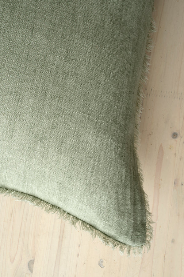 24x24 Lina Linen Pillow Laurel