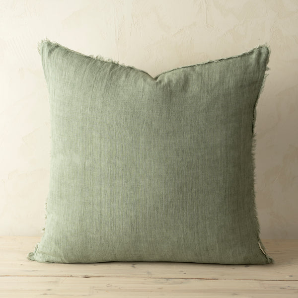 24x24 Lina Linen Pillow Laurel