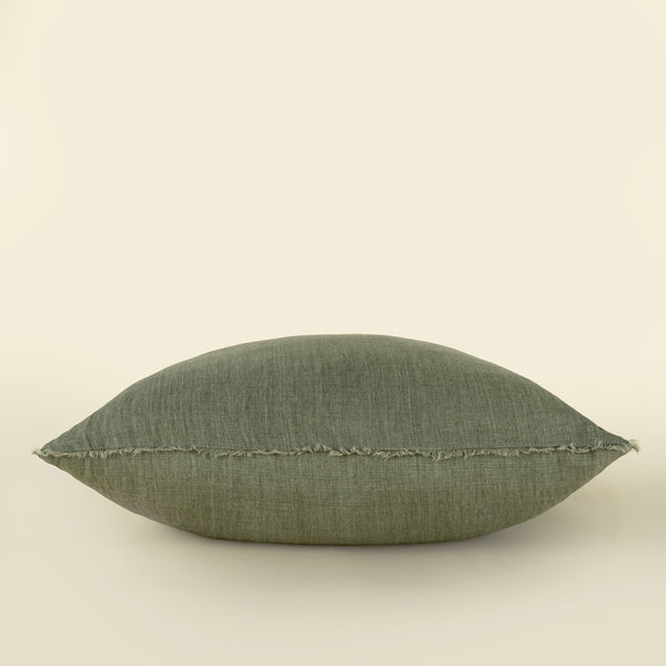 24x24 Lina Linen Pillow Laurel
