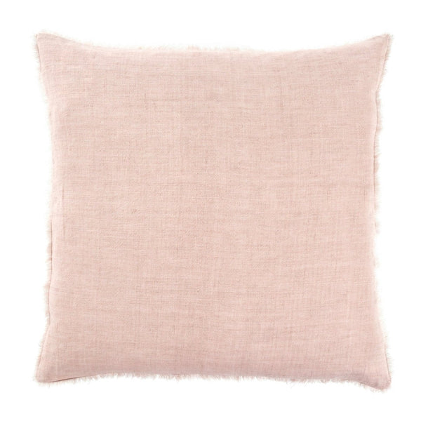 24x24 Lina Linen Pillow Dusty Rose