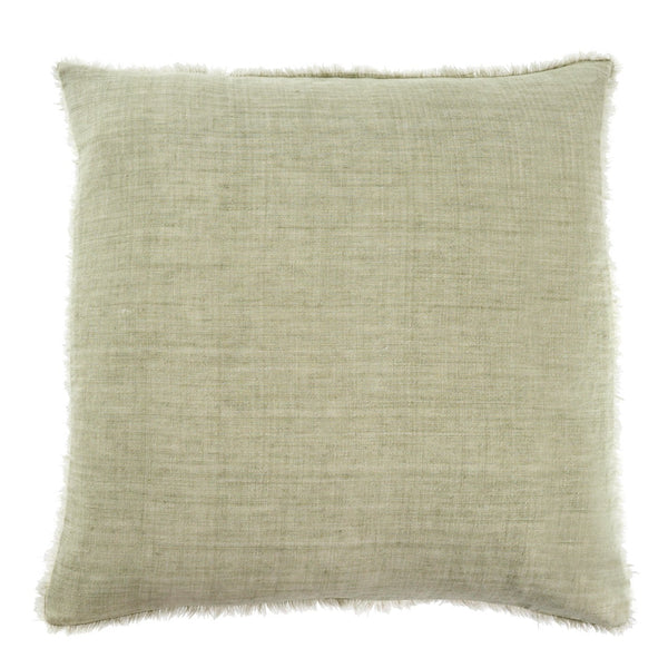 24x24 Lina Linen Pillow Olive