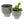 Oxford Pots S/2, Slate