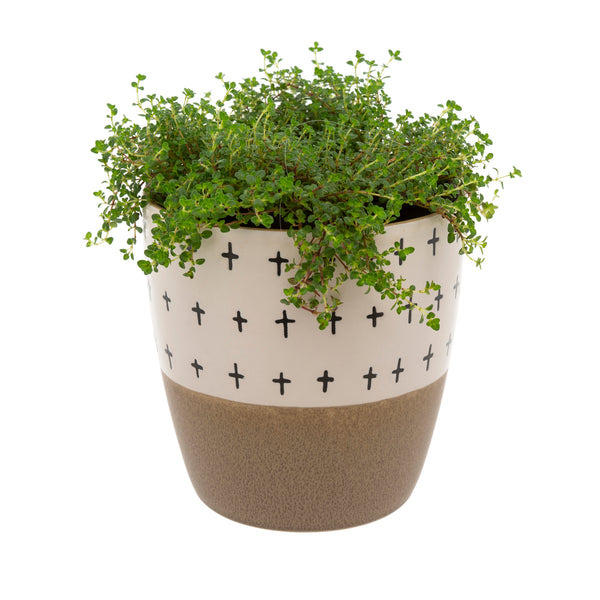 Doodle Pot, Taupe