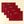 Bon Appetit Embroidered Placemats S/4, Red