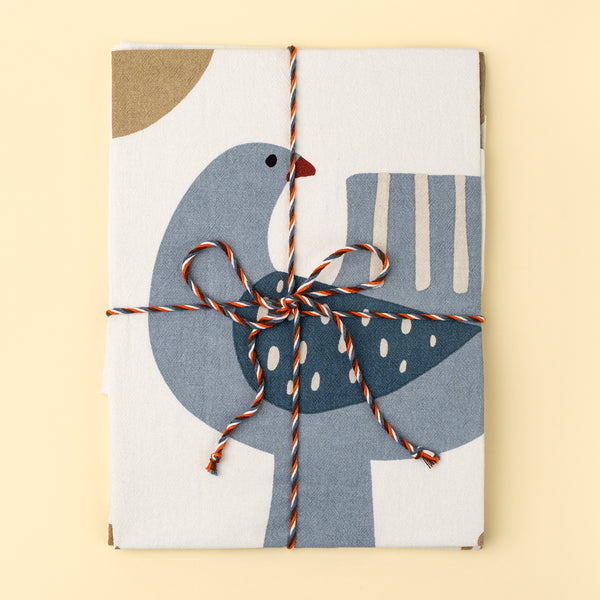 Alpine Dove Flour Sack Tea Towels S/2