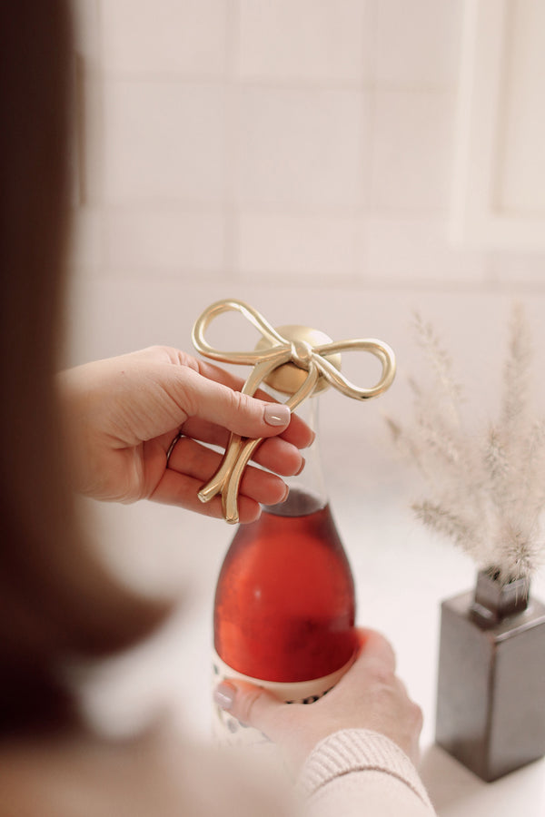 Brass Bow Bottle Opener