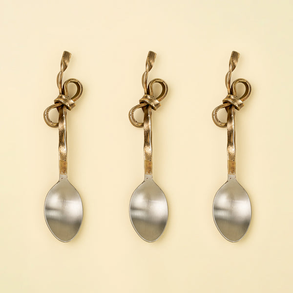 Tied Bow Spoons S/3