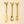 Gilded Stag Cheese Set S/3