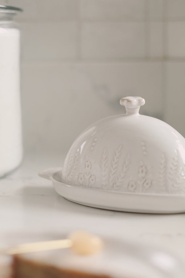 Wildflower Butter Dish