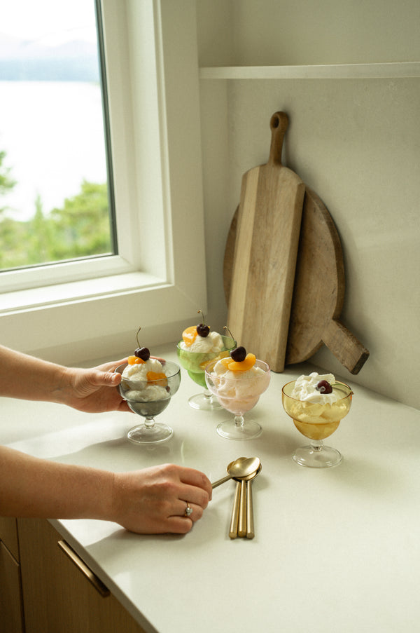 Savoy Coupe Glass, Amber