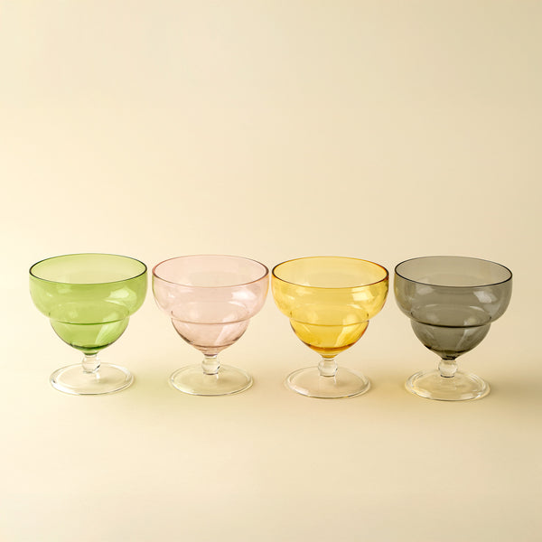 Savoy Coupe Glass, Green