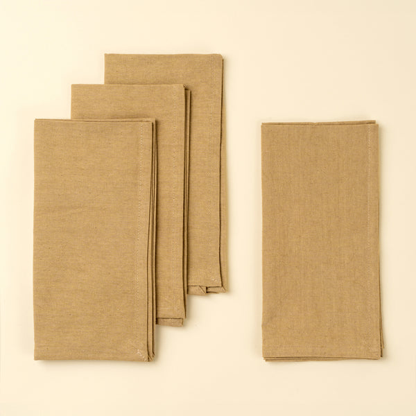 Calla Cotton Napkins S/4, Hemp