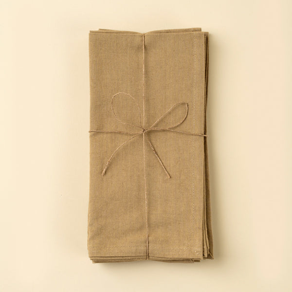 Calla Cotton Napkins S/4, Hemp