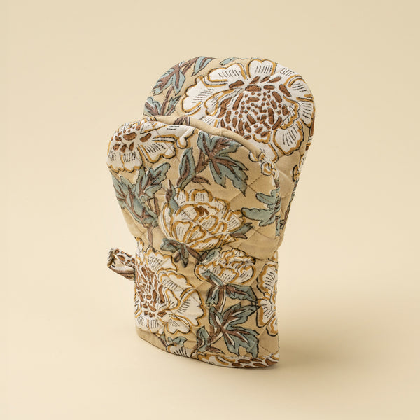 Lirien Block Print Oven Mitt