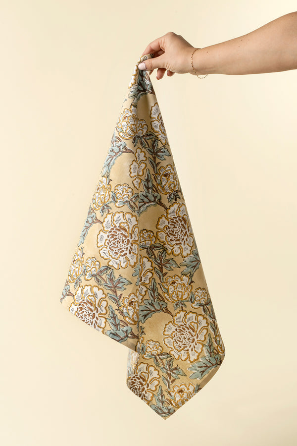 Lirien Block Print Tea Towels S/2