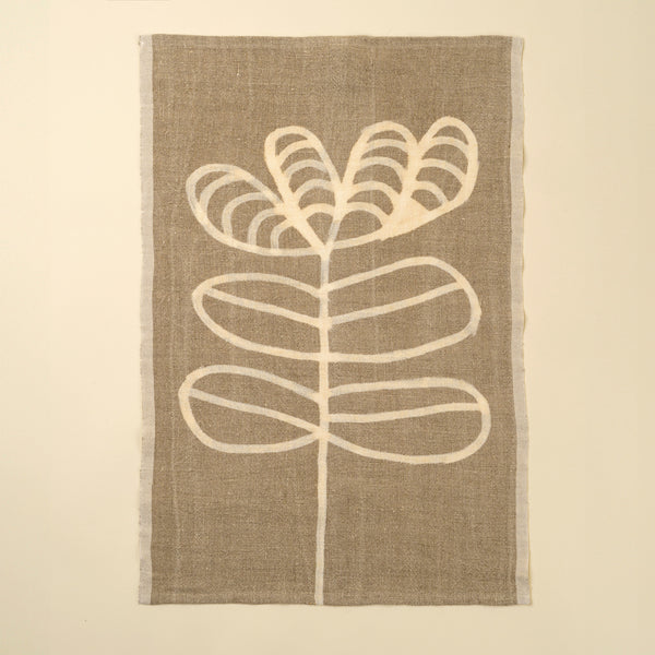 Tulip Selvage Linen Tea Towel