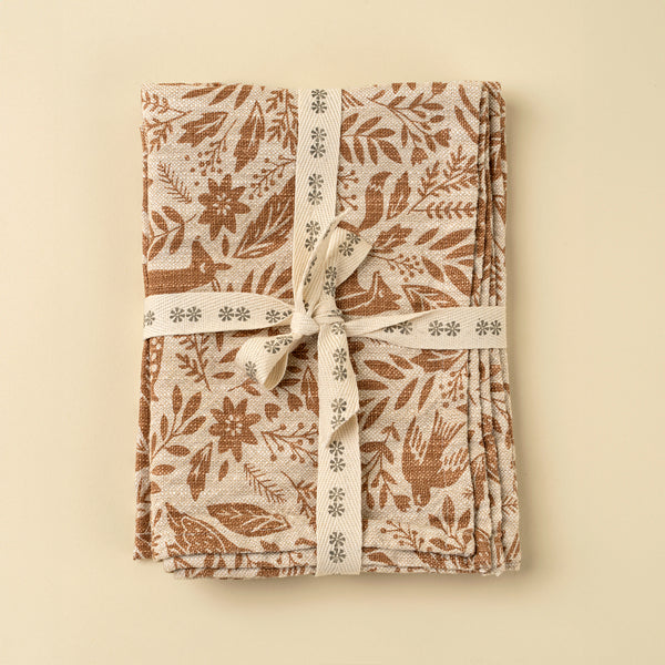 Wildwood Tea Towels S/2, Tawny