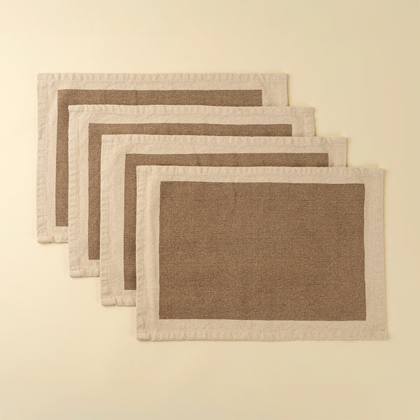 Canvas Placemats S/4, Sand