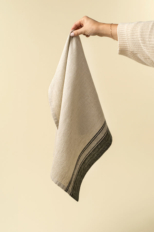 Thea Stripe Tea Towels S/2