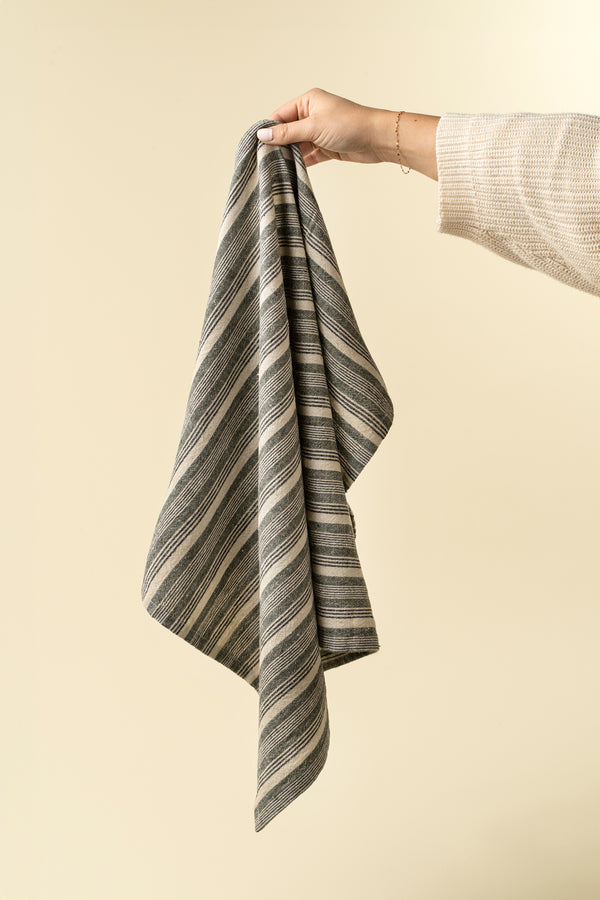 Emory Stripe Tea Towels S/2