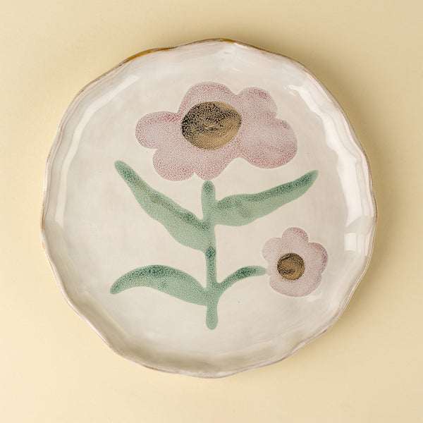 Painted Petals Plate L, Aster