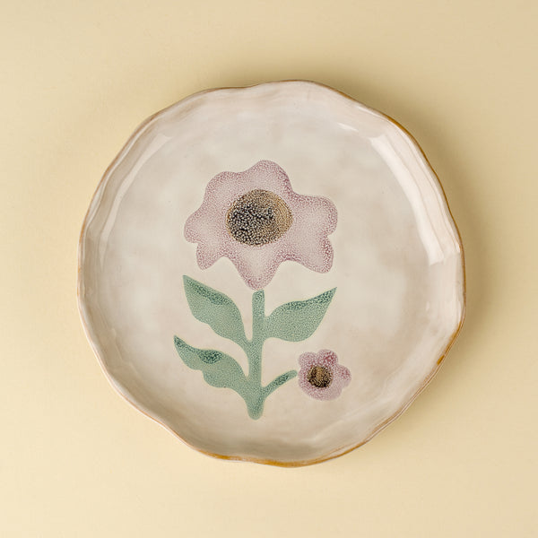 Painted Petals Plate M, Aster